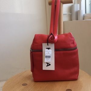 Kara red backpack